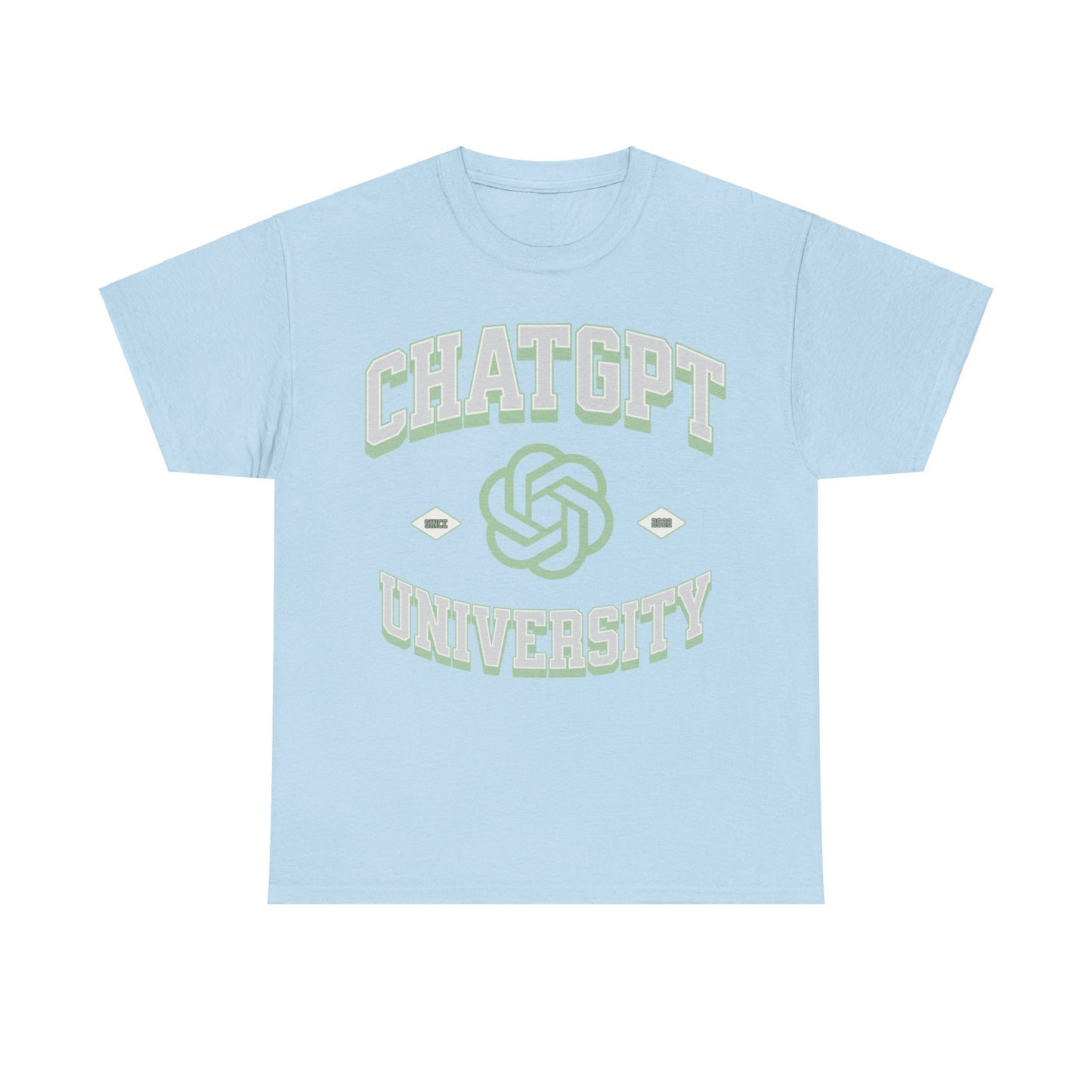 Entdecken Sie das einzigartige GPT Universität T-Shirt mit der kultigen "ChatGPT" Aufschrift - das perfekte Geschenk für KI-Enthusiasten und Tech-Nerds. Dieses hochwertige Shirt ist ein Muss für alle, die die revolutionäre Welt der künstlichen Intelligenz und generativen KI-Modelle wie ChatGPT feiern möchten. 
